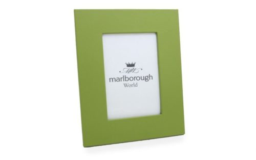 Green 7x5 Leather Photo Frame
