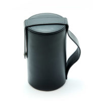 Stirrup Cups in Black Leather Case 10 Medium Cups