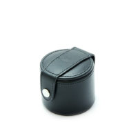 4 Small Cups and Black Leather Case