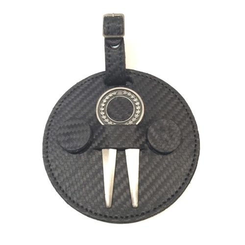 Golf Bag Tag with Pitch Repairer